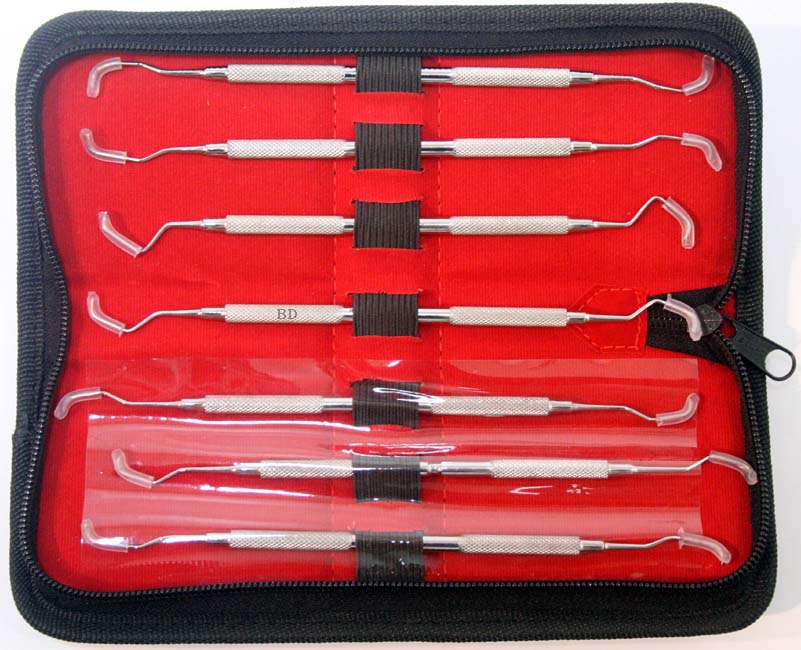 7 Pc Gracey Curettes Set Double Ended Dental Instruments Stainless