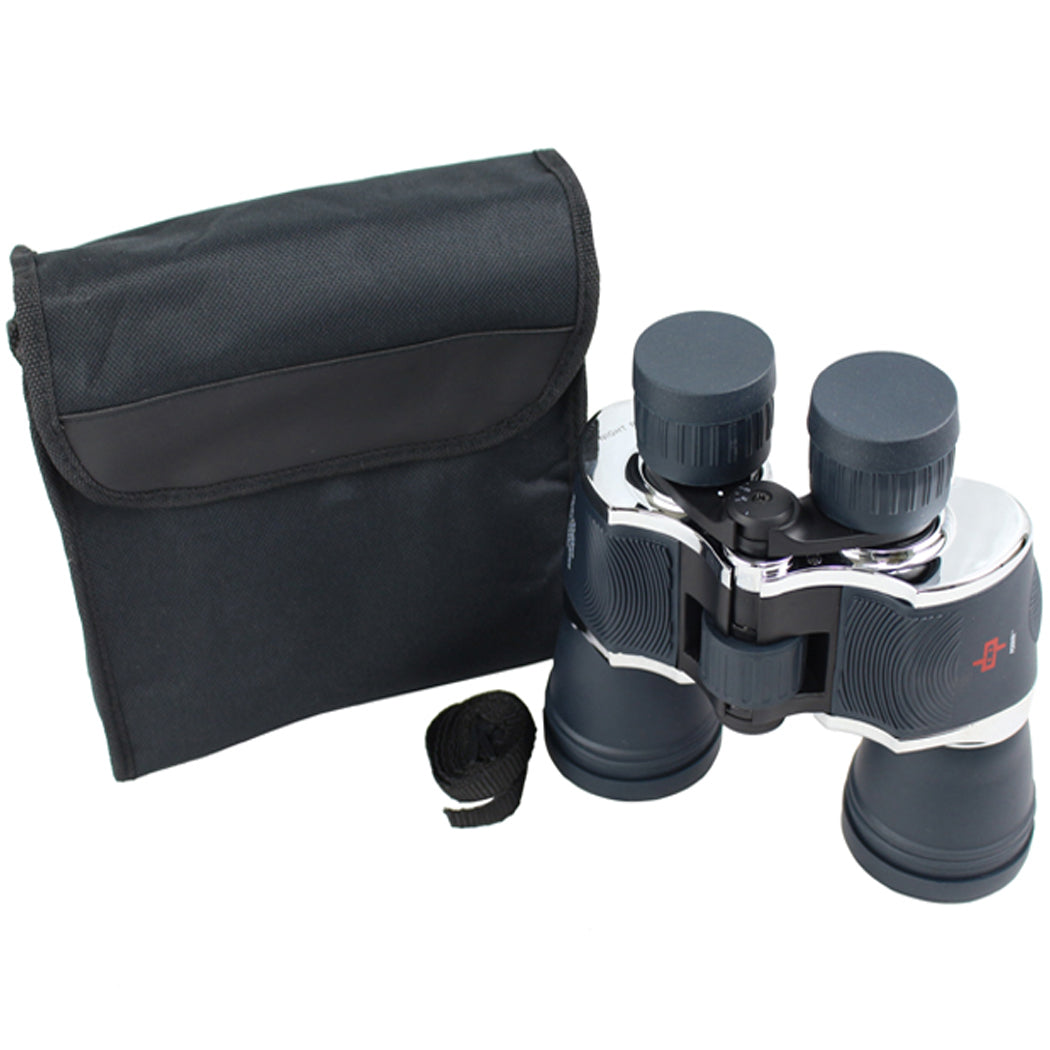 Perrini 20x60 Chrome Trim Outdoor Binoculars High Quality Optics Rubber Body