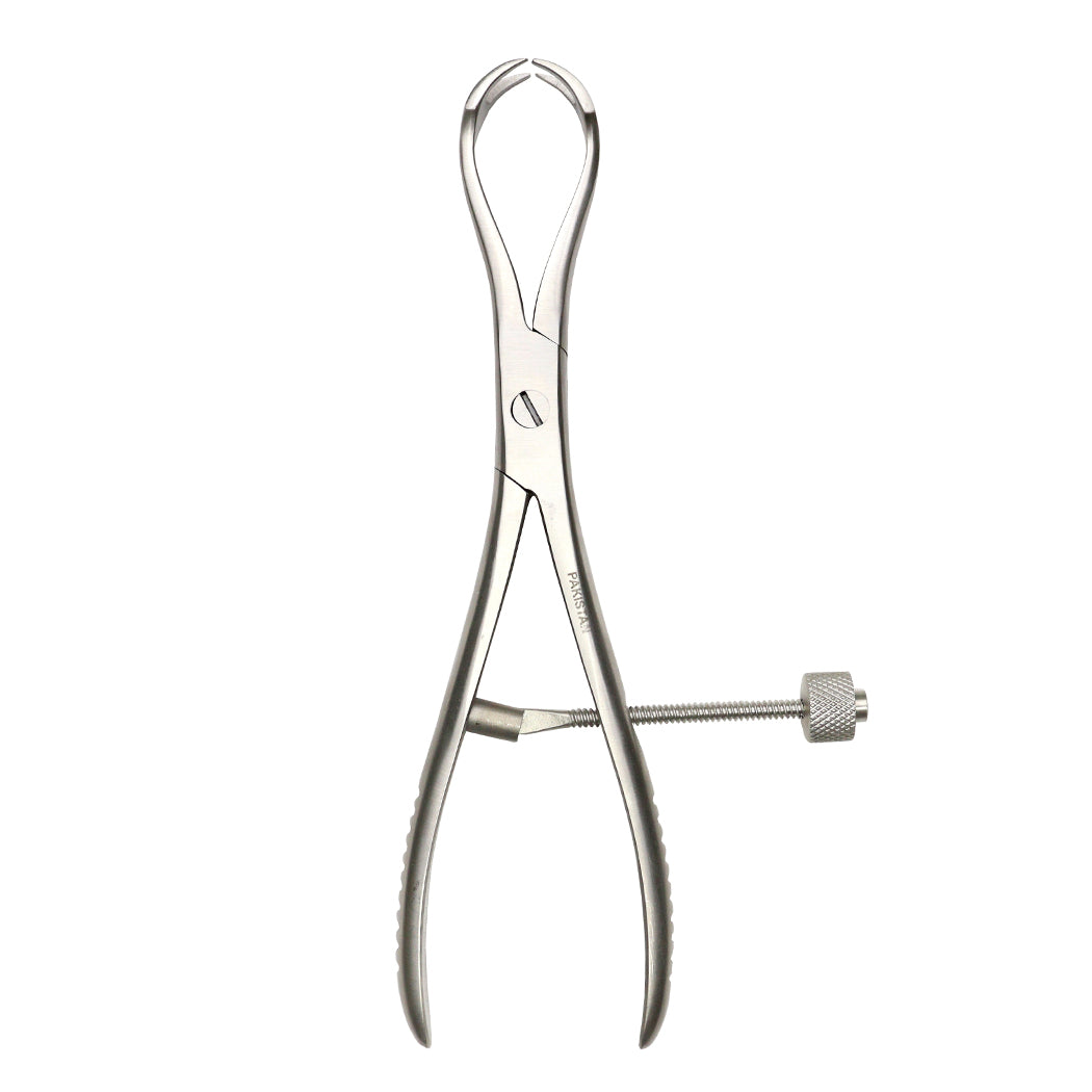 7.5" Patella Bone Holding Forceps with Screw Lock Orthopedic Instrument