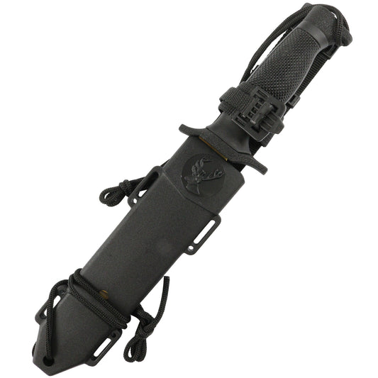 12" MILITARY SURVIVAL BOWIE HUNTING KNIFE w/ SHEATH Fixed Blade Army New