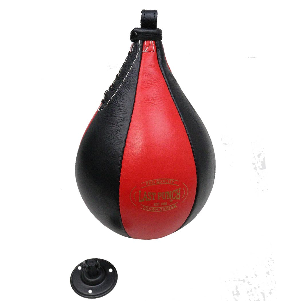 Last Punch Black & Red Boxing Punching Speedball & Heavy Duty Bearing Steel Speedball Swivel
