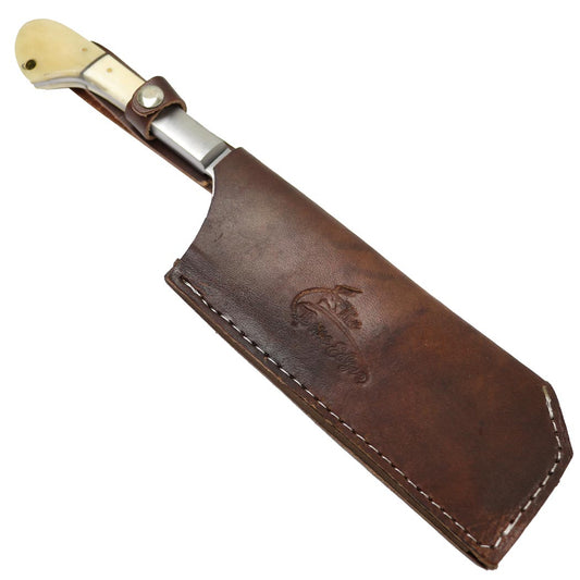 TheBoneEdge 12" Cleaver Stainless Steel Full Tang Butcher Knife Bone Handle