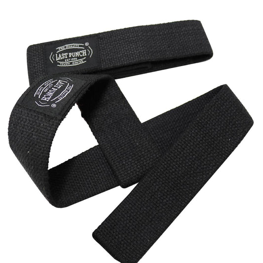 Last Punch Black Weight Lifting Wrist Assist Wraps Exercise Equipment