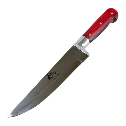 10.25" Chef Choice Cooking Kitchen Knife Stainless Steel Wood Handle