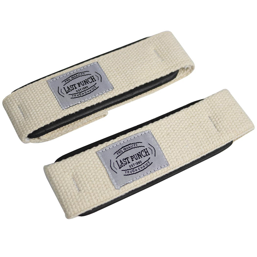 Last Punch White Weight Lifting Assist Wraps Pad Cushion Wrist Support