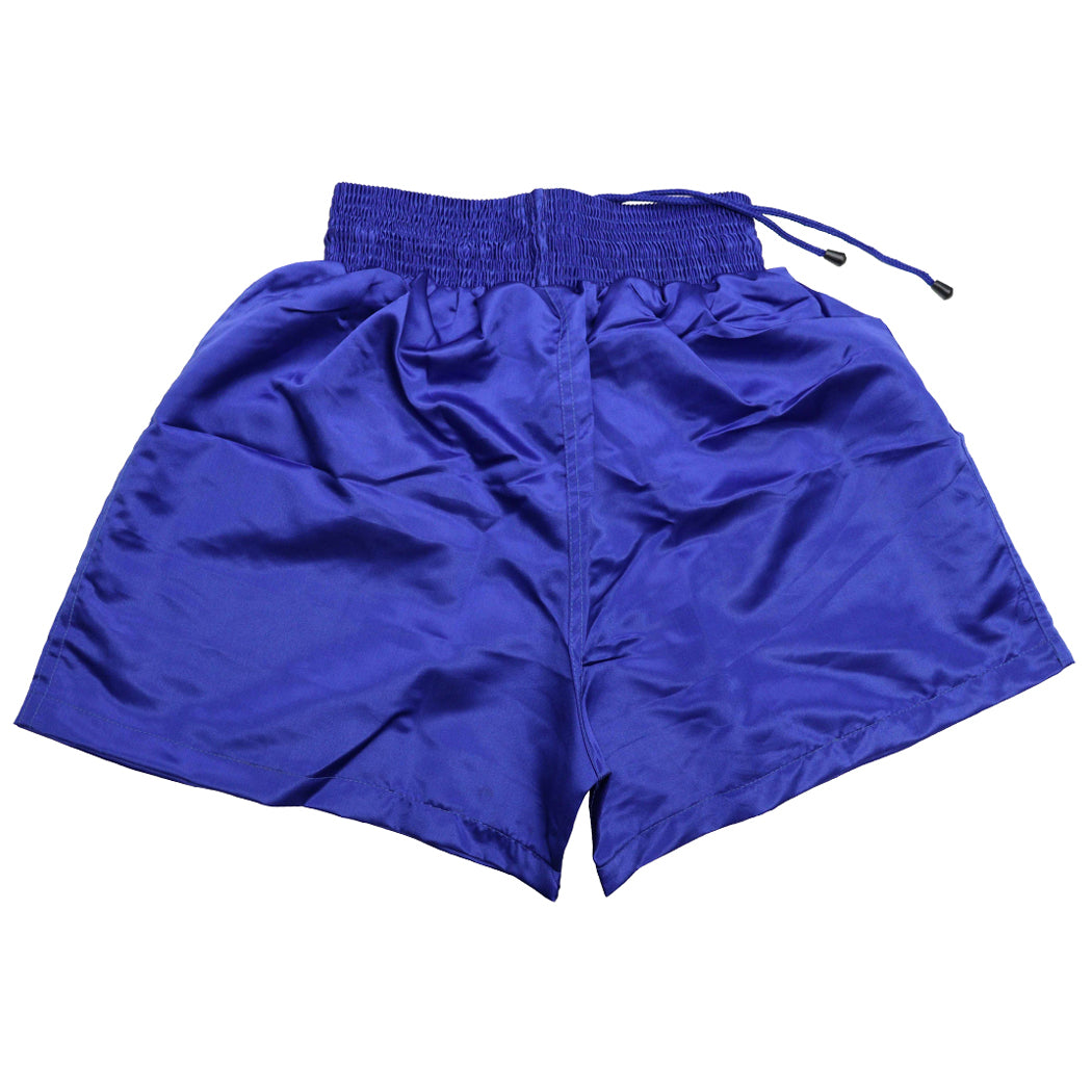 Last Punch Blue Color Satin MMA Kick boxing shorts