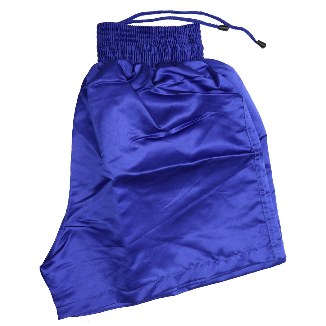 Last Punch Blue Color Satin MMA Kick boxing shorts