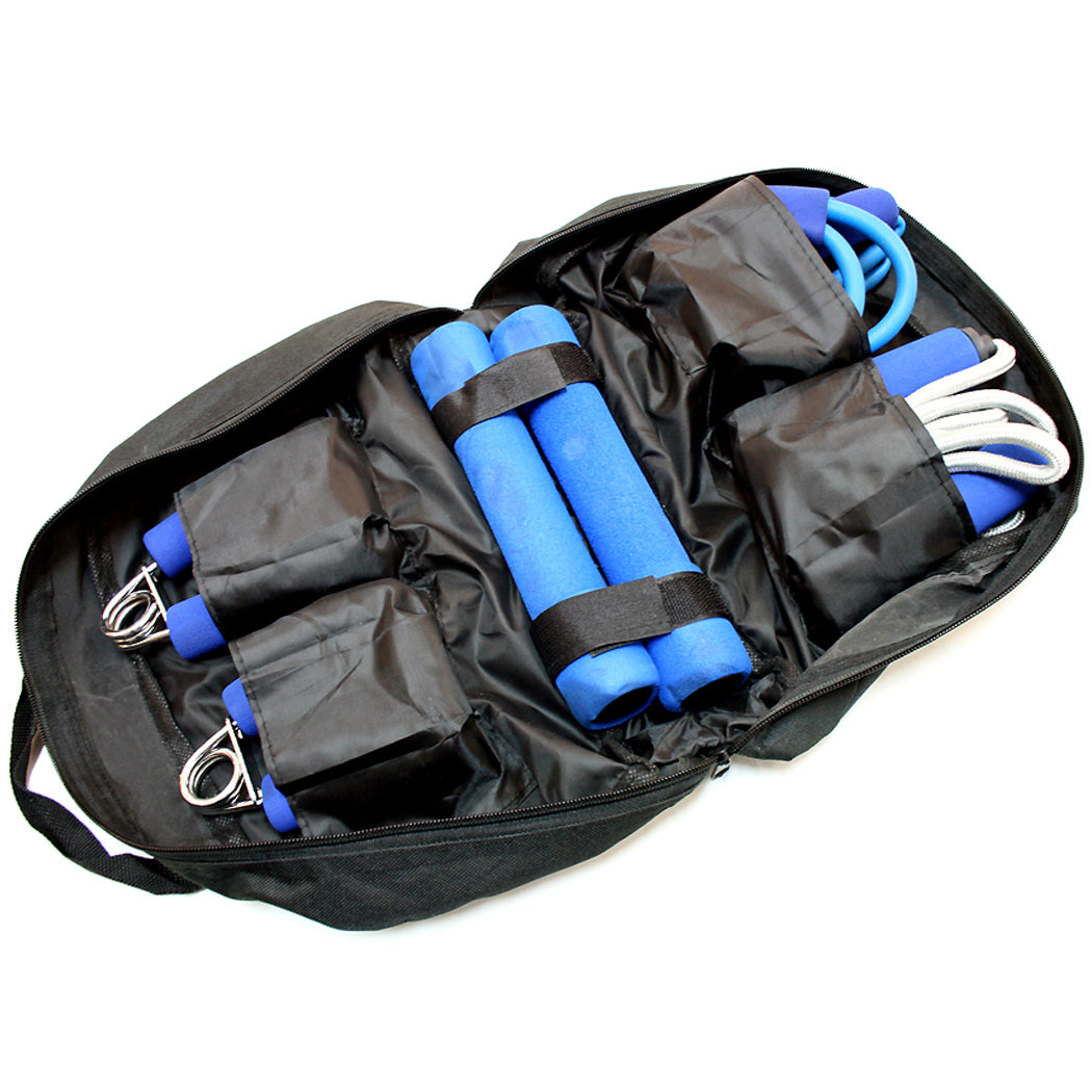 New Work Out Kit With Carrying/ Storage Case 4 Pc Set