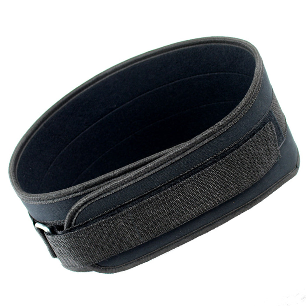 Last Punch® 6" Nylon Power Weight Lifting Belt / Back Support Belt Black