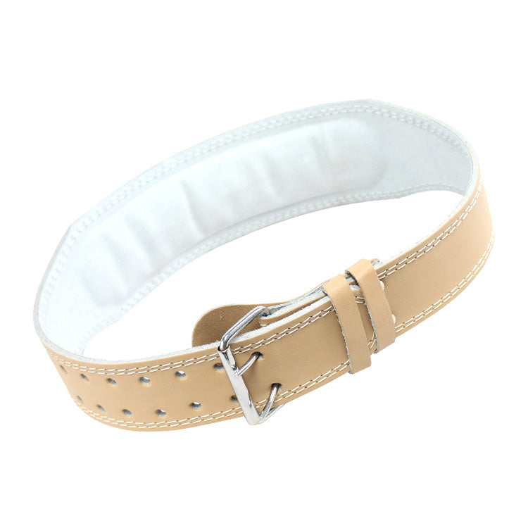 Last Punch 6" New Leather Weight Lifting Belt Padded Power Good Quality all Sizes