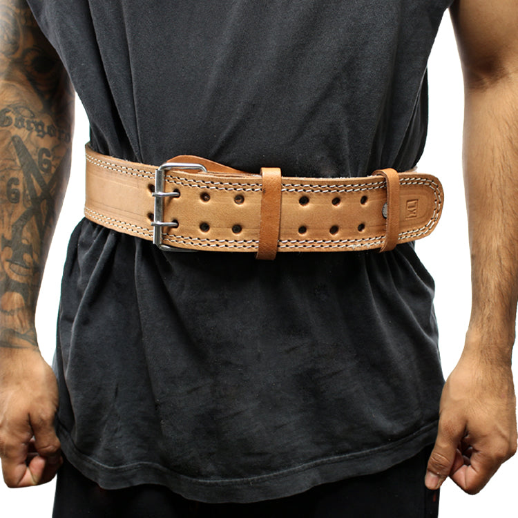 Last Punch 4" Weight Lifting Body Building Belt Gym Fitness Wide Padded Leather all Sizes