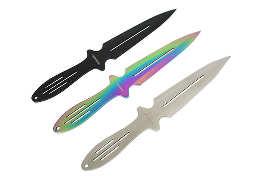 Defender Set of 3 Throwing Knives with Sheath