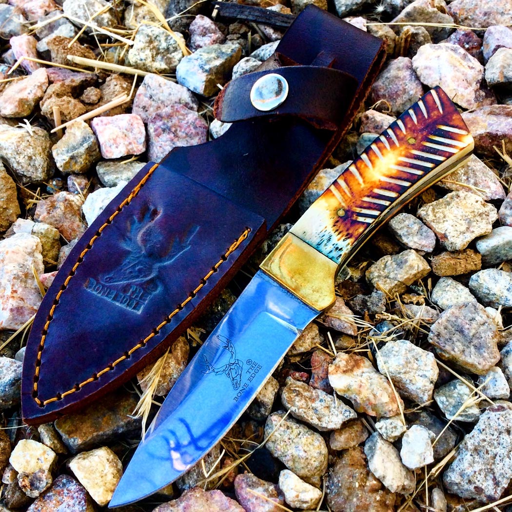 TheBoneEdge 6" Stainless Steel Blade Full Tang Hand Made Knife