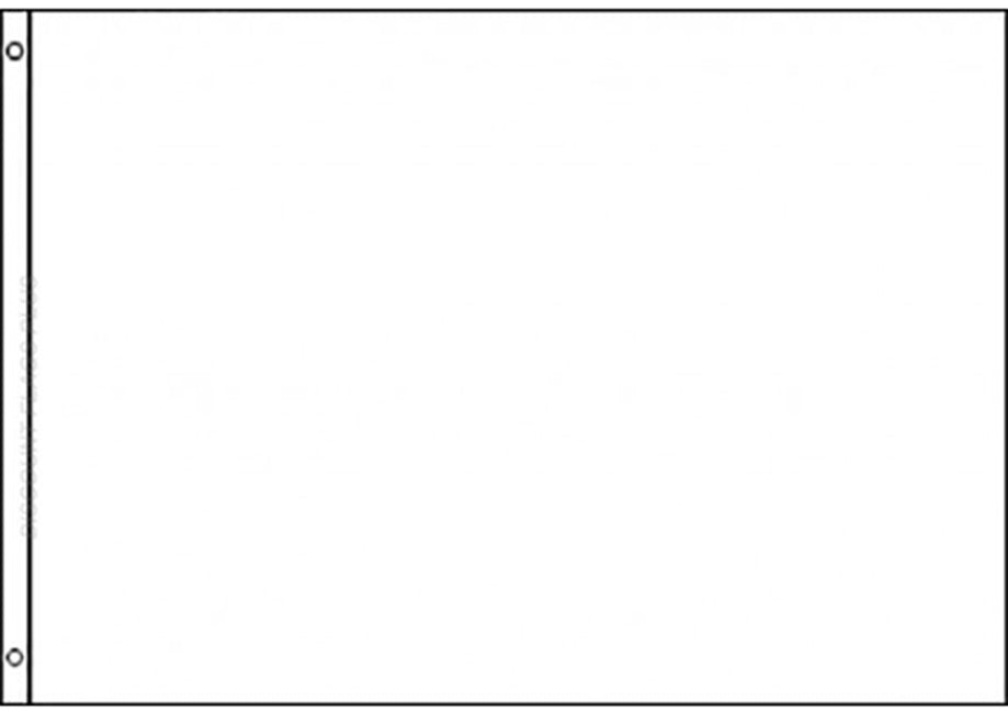 Perrini Poly Nylon 3'x5' White Flag