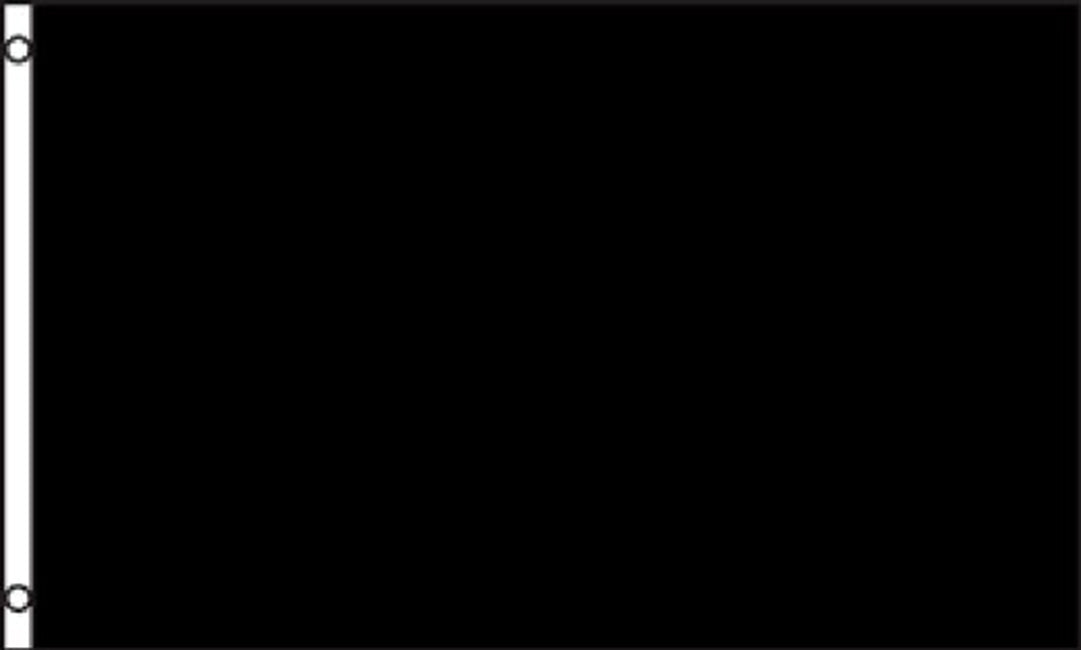 Perrini Poly Nylon 3'x5' Black Flag