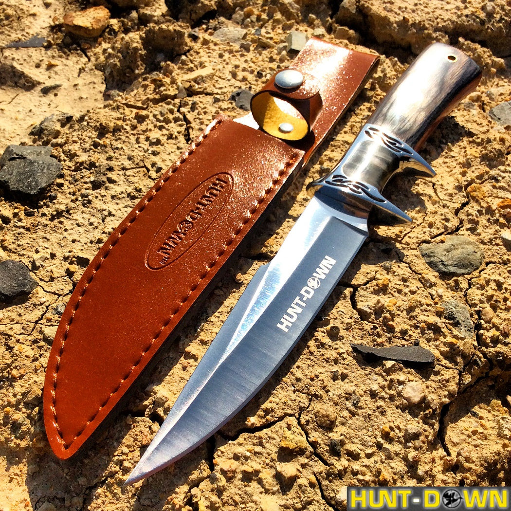 12" Fixed Blade Survival Hunting Knives Stainless Steel Knife with Sheath Fatansy Collectible