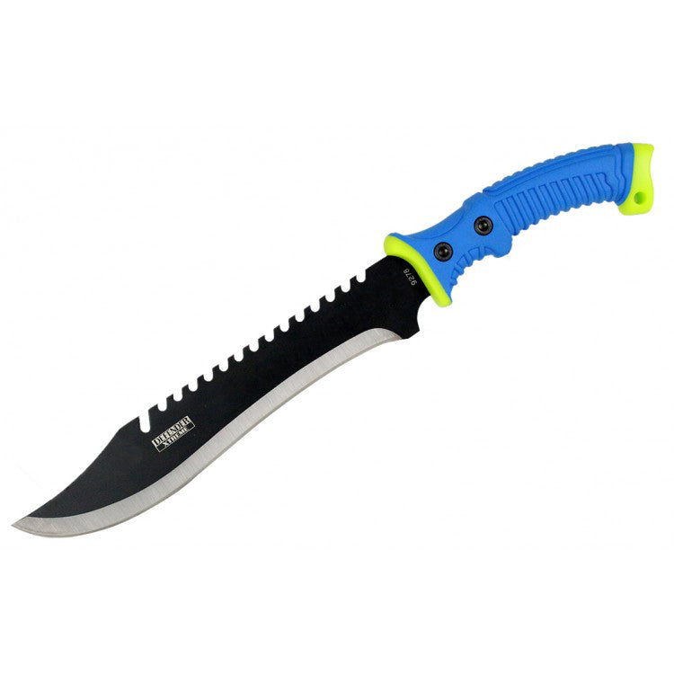 16" Fixed Blade Hunting Knife Straight Camping Outdoor Knives Tactical Green /Sheath