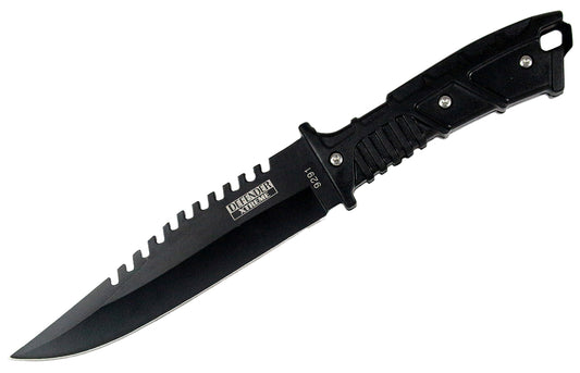 11" Defender Xtreme Full Tang Hunting Knife Black