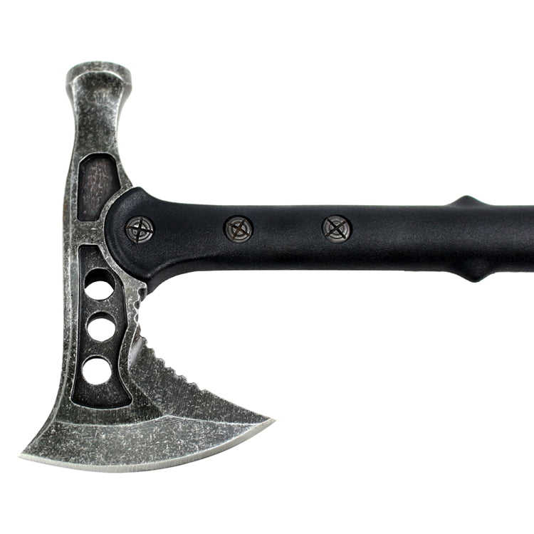 15" Stonewash Blade Hunting Axe with Sheath Outdoor Camping Axe