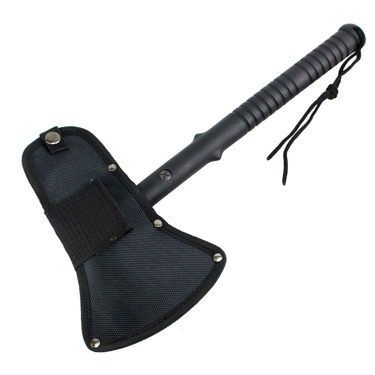 15" Stonewash Blade Hunting Axe with Sheath Outdoor Camping Axe