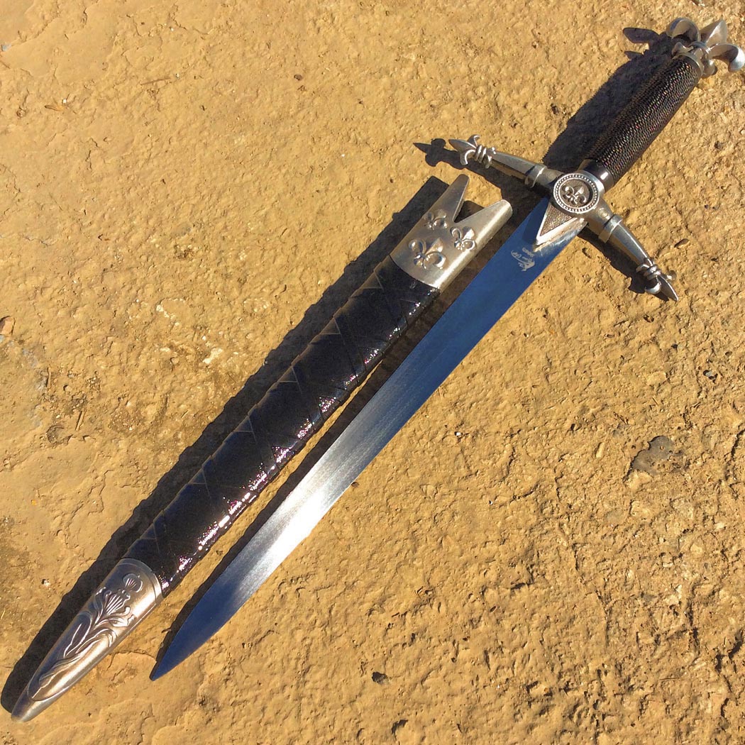 18" Steel Assassin Collectible Style Dagger W/ Scabbard Collectors Fantasy Sword