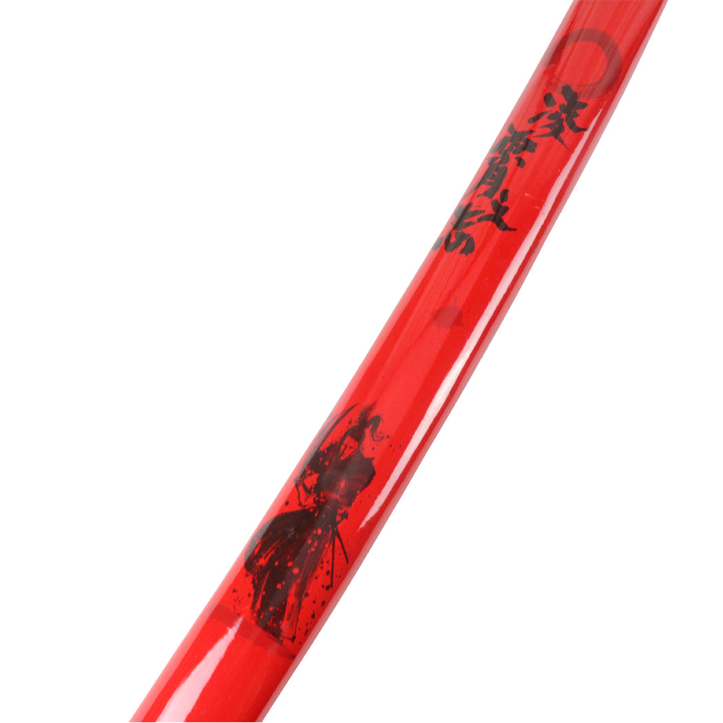 3pc Red Samurai Katana Sword Set Carbon Steel Blades with Stand Good Quality