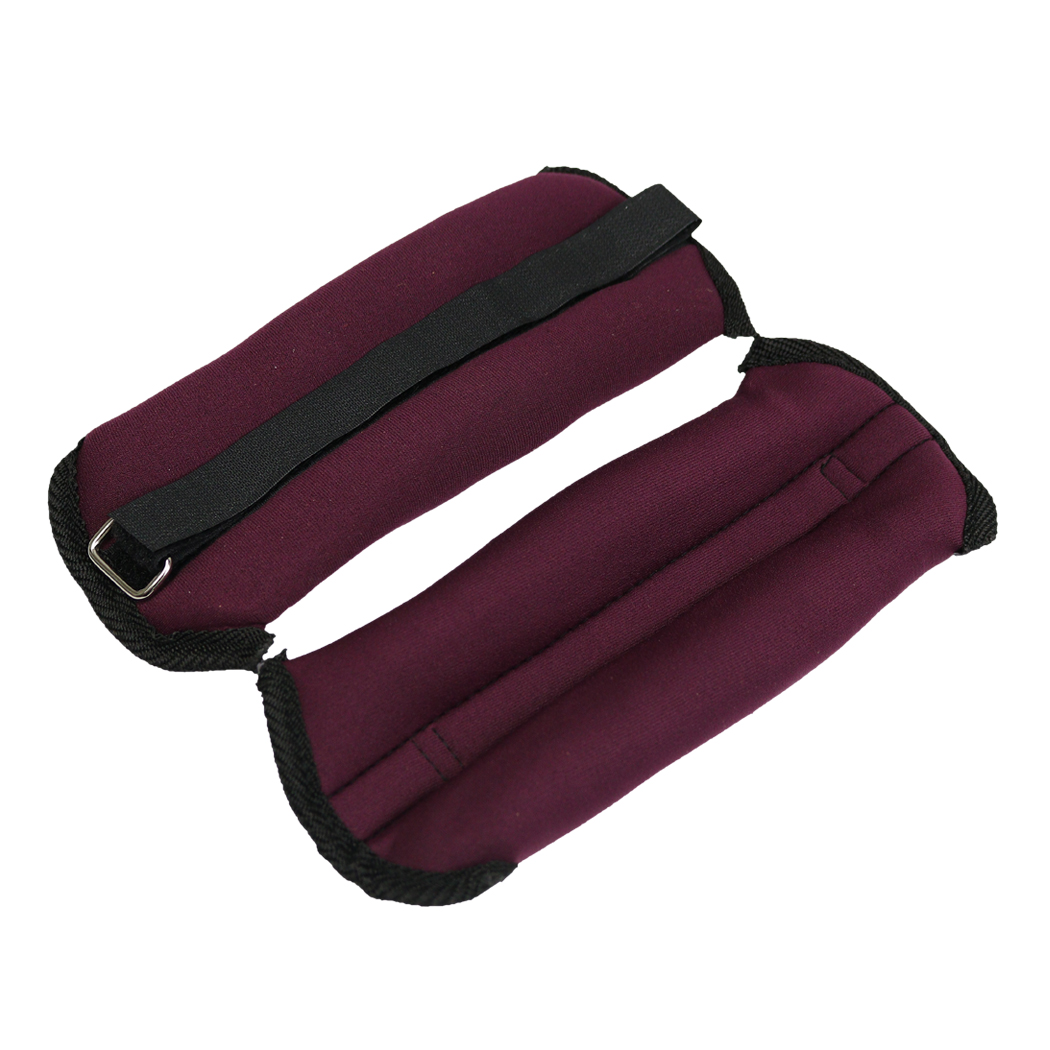 Adjustable Straps Ankle Wrist Weights Fitness Training Leg Exercise Pair of 1 lb