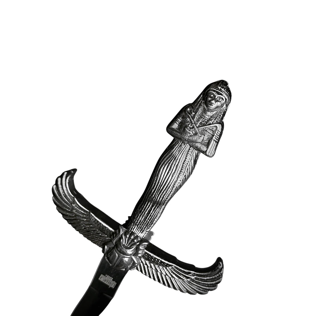 17" Egyptian Pharaoh Style Stainless Steel Kris Blade Fantasy Dagger With scabbard