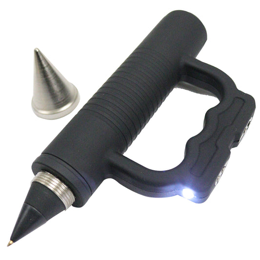 Defender 10 Million Power Stun Gun Glass Breaker Black New Rechargeable