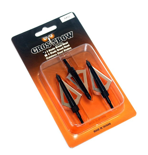 Metal Broad Head For 180 and 150 lbs Arrows 3pc Set
