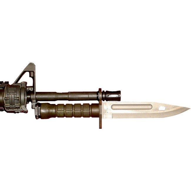 13.5" Military Survival Rambo Fixed Blade Hunting Knife Bayonet Tactical Bowie - Camo