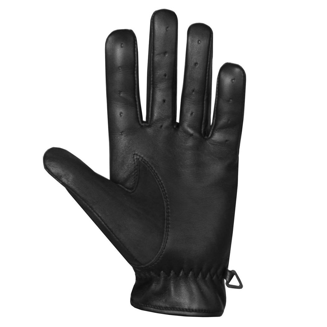 Perrini Classic Soft Aniline Leather Driving Gloves Genuine Lambskin Ventilated
