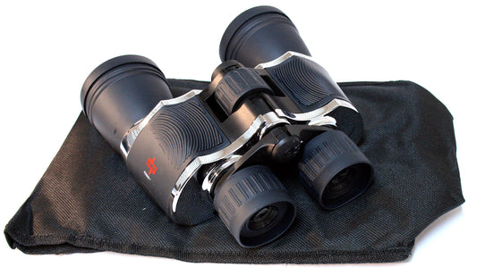 Perrini 20x60 Chrome Trim Outdoor Binoculars High Quality Optics Rubber Body
