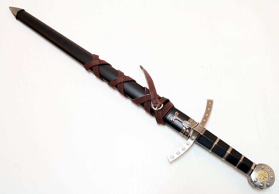 King Arthur 23" Round Table Excalibur Sword Fantasy Ninja Sword Collectible New