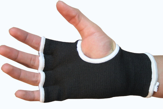 MMA Black Hand Wrap Training Gloves Good Quality Size S to XL