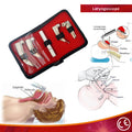 4 Blade EMT Laryngoscope Mac Set  Anesthesia Kit with Storage Box