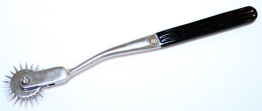 Black Neurological Wartenberg Diagnostic Pinwheel 7" Chrome Plated Blue