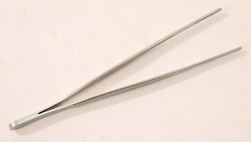 6" General Purpose Tissue Thumb Dressing Forceps Stainless Steel