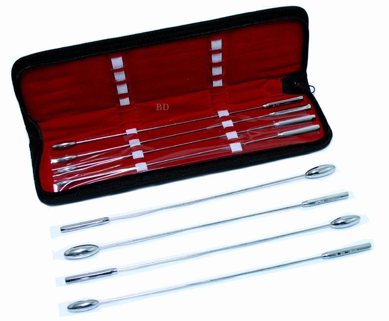 Bakes Rosebud 8 Pcs Urethral Dilators Set 6mm to 13mm Stainless Steel