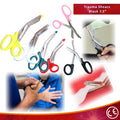 7.5" EMT Trauma Shears Red Color Heavy-Duty First Aid & Rescue Scissors