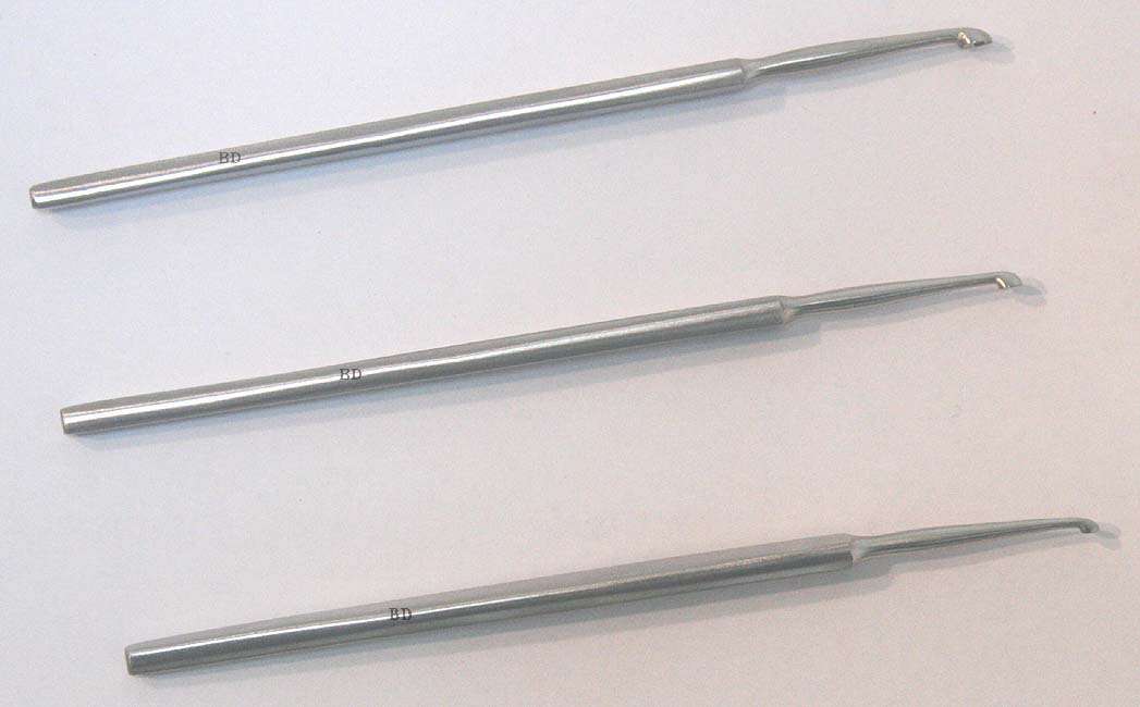 3 Pcs Meyhoefer Chalazion Curette Set Surgical ENT Instruments