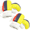 Colombia Flag 16 Oz Boxing Gloves 2 Pairs Vinyl Leather Gloves Practice Training