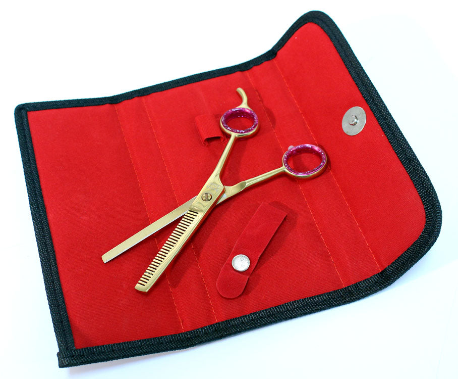6.5" Gold Thinning Scissors  Razor Edge Hair Cutting Pro Shears