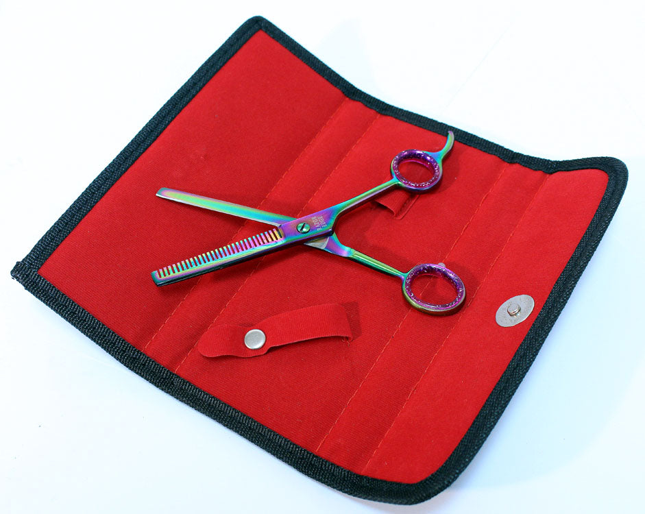 6.5" Razor Edge Thinning Scissors  Multi Color Hair Cutting Shears