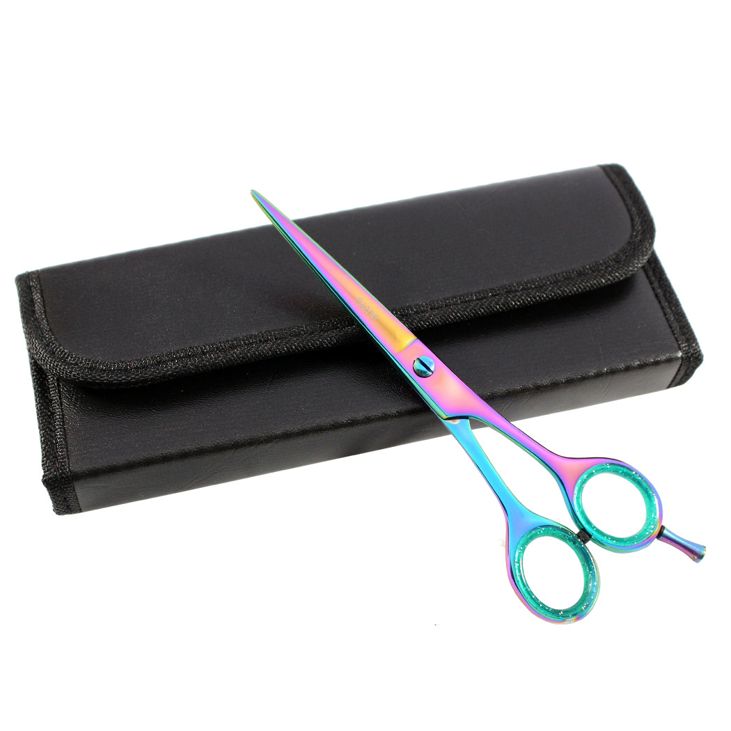 6.5" Multi Color Razor Edge Barber Scissors  Pro Hair Cutting Tool