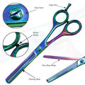 6.5" Hair Thinning Scissors  Razor Edge Professional Cutting Shears