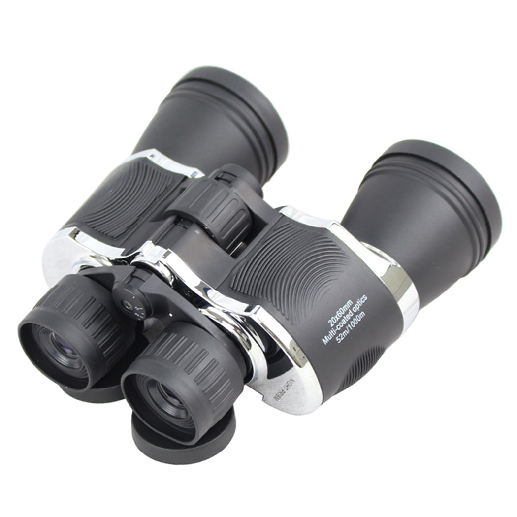 20x60 Black & Chrome Perrini Brand Sharp View Quick Focus Outdoor Binoculars