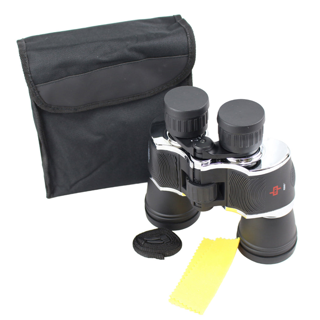 20x60 Black & Chrome Perrini Brand Sharp View Quick Focus Outdoor Binoculars