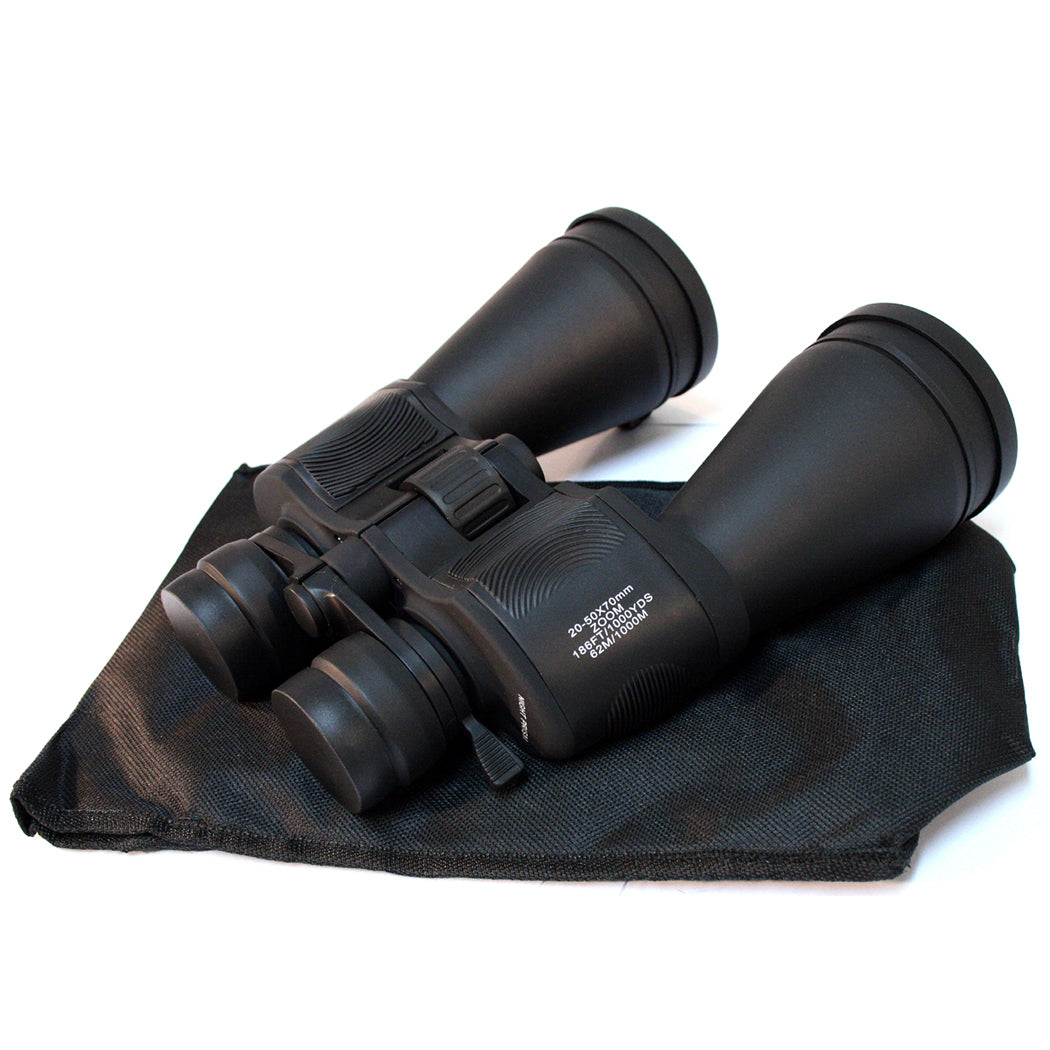 20x50x70 Perrini Black Color Powered Outdoor Ultra Compact  Binoculars w/ Zoom
