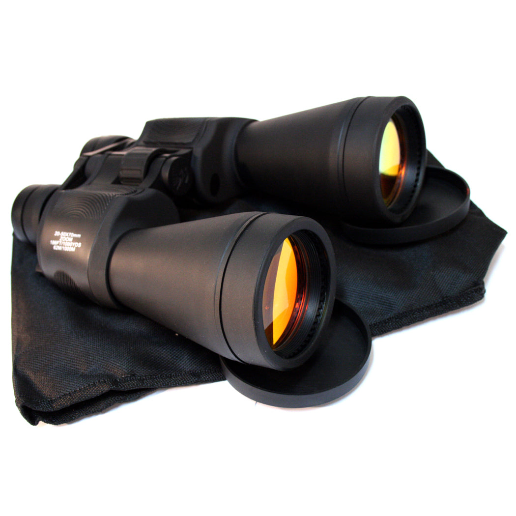 20x50x70 Perrini Black Color Powered Outdoor Ultra Compact  Binoculars w/ Zoom